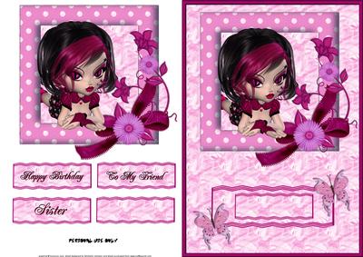 Pretty in Pink Quick Card Front
