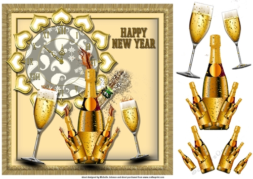 New Year Celebrations card front
