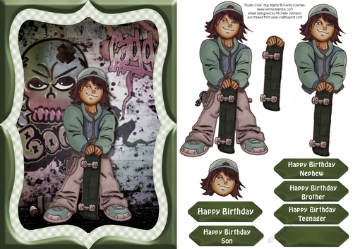Ryder Cole Skateboarder Card Front 4