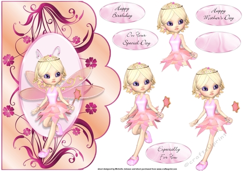 Fairy Scallope Curve Card