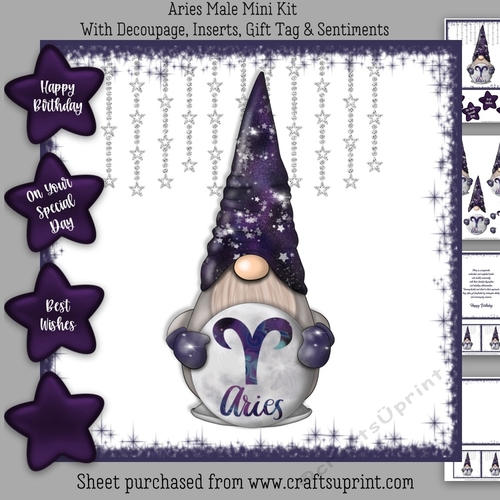 Aries Male Gnome Mini Kit