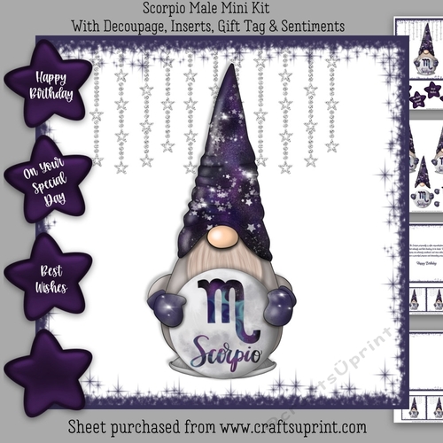 Scorpio Male Gnome Mini Kit