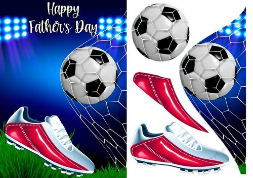 Football Fathers Day Card Front
