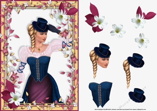 Vintage Elegance Card Front A