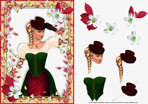 Vintage Elegance Card Front B