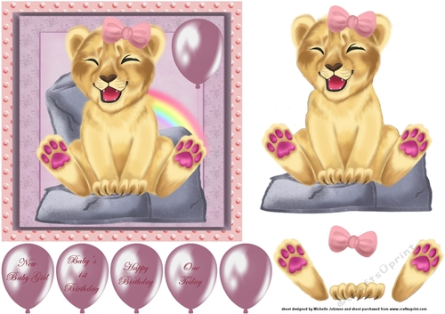 Lion Cub Girl Topper
