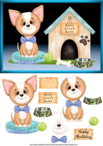 Chihuahua boy card front