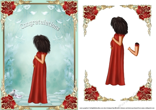 Pregnancy Congratulations Card Front 1