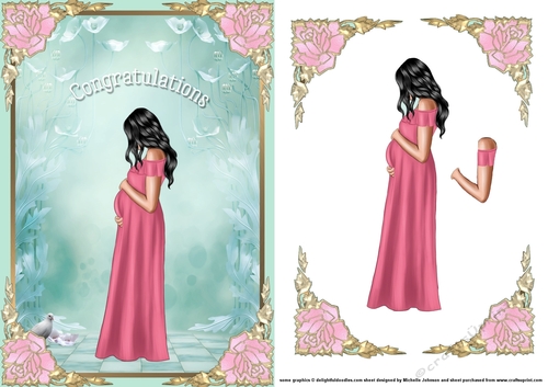 Pregnancy Congratulations Card Front 2