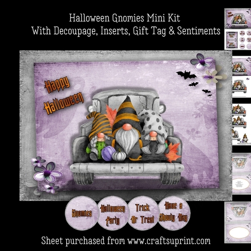 Halloween Gnomies Mini Kit