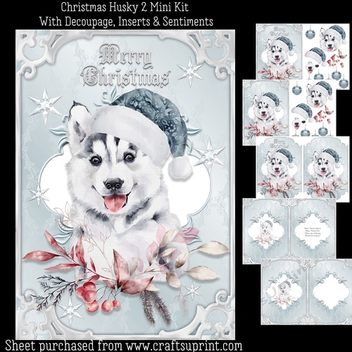 Christmas Husky 2 Mini Kit