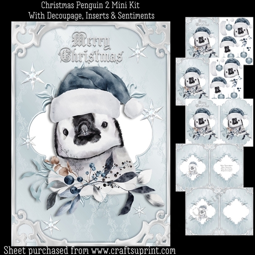 Christmas Penguin 2 Mini Kit