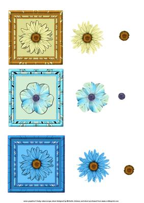 Floral Step by Step Toppers
