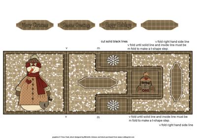 Bring on Christmas Snowman T-step Tri Fold