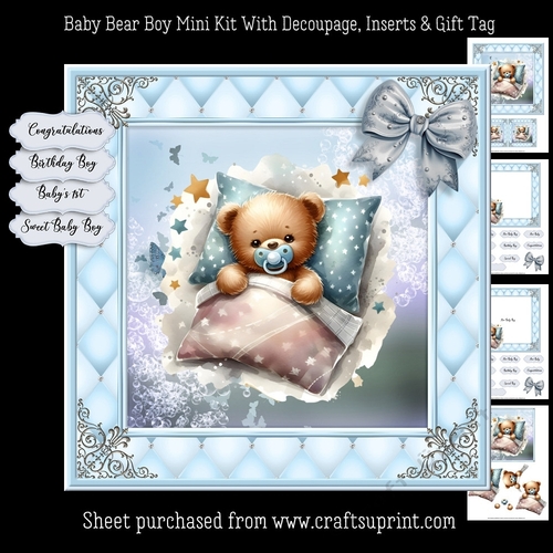Baby Bear Boy Mini Kit