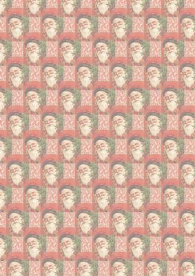 Vintage Santa Vellum