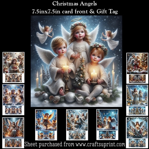 Christmas Angels Mini Kit With Gift Tag