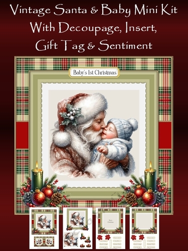 Christmas Santa & Baby Mini Kit