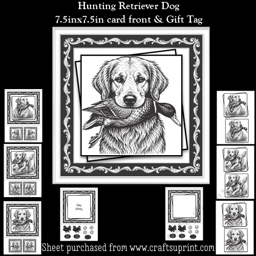 Golder Retriever Duck Hunting Dog Mini Kit 