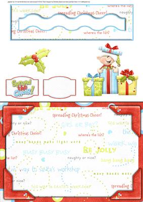 Spread the Cheer Elf Penny Slider