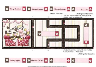 Mooey Christmas T-step Tri Fold