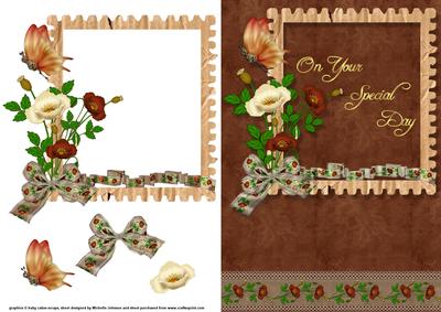 Special Day Card Front with Butterfly