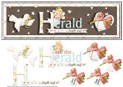 Hark the Herald Angels Sing Large Dl Card