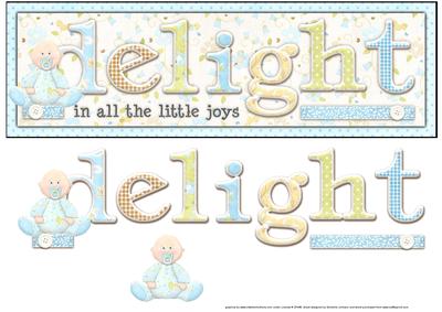 Delight in All the Boys Large Dl Card