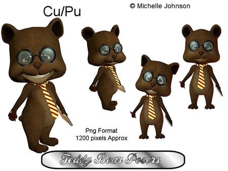 Toon Teddy Posers