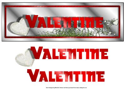Valentine Large Dl Card with Decoupage
