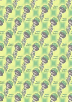 Cookie Skater in Green Vellum