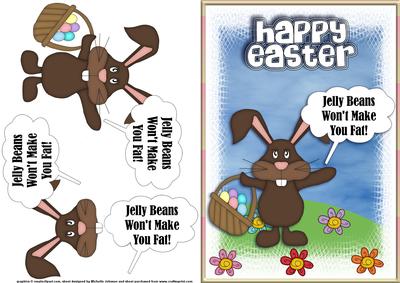 Jelly Beans Wont Make You Fat Card Front