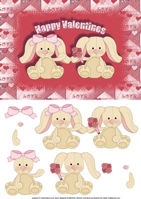 Bunny Love Card Front