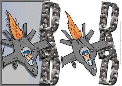Dad Fighter Pilot Over the Side Card