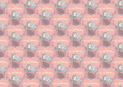 Valentine Cats Vellum