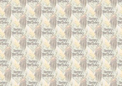 Yellow Scampixie Birthday Vellum
