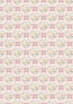 Vintage Valentine Pink Vellum