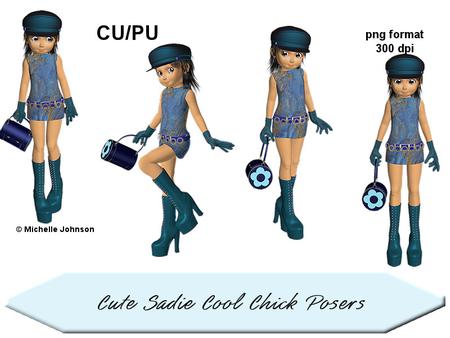 4 Sadie Cool Chick Posers