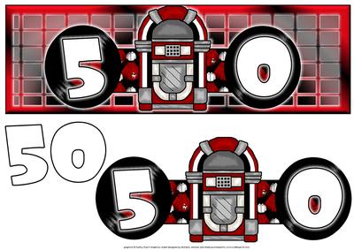 Jukebox Jury 50 Large Dl Card with Decoupage