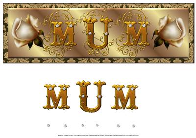 Roses Mum Large Dl Card