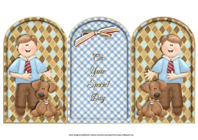 Mans Best Friend Arch Tri Fold