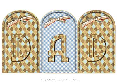 Dad Mans Best Friend Arch Tri Fold Back