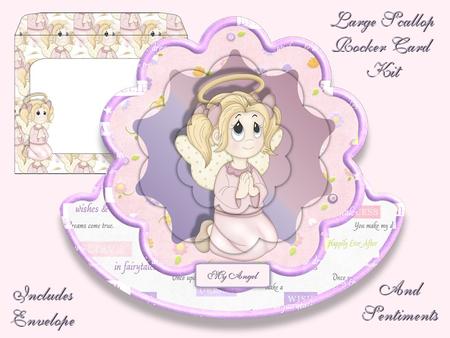 An Angels Wish Scalloped Rocker Card Kit