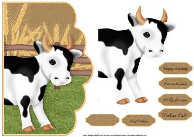 Bully for You, Out on the Farm Scallope Curve Card