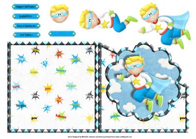 My Hero Scalloped Over the Edge Card