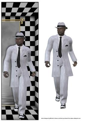 1920's Gangster Large Dl Card