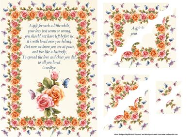 Free Like a Butterfly Sympathy Deckle Edge Stacker
