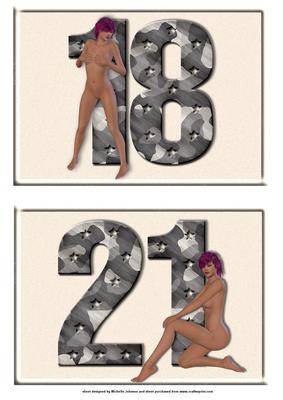 Rihanna Naked 18th and 21st Topper