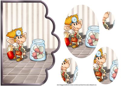 The Pill Doctor Scallope Edge Curve Card