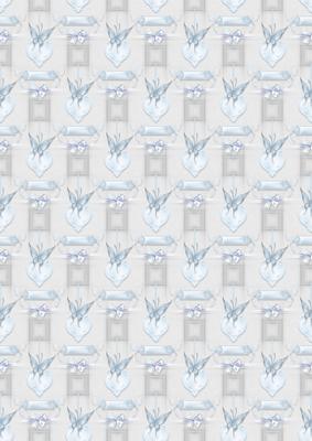 Blue Butterflies Vellum